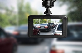 Dashcam in car